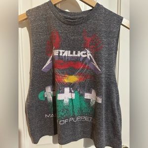 Metallica Master of Puppets Crop Tank